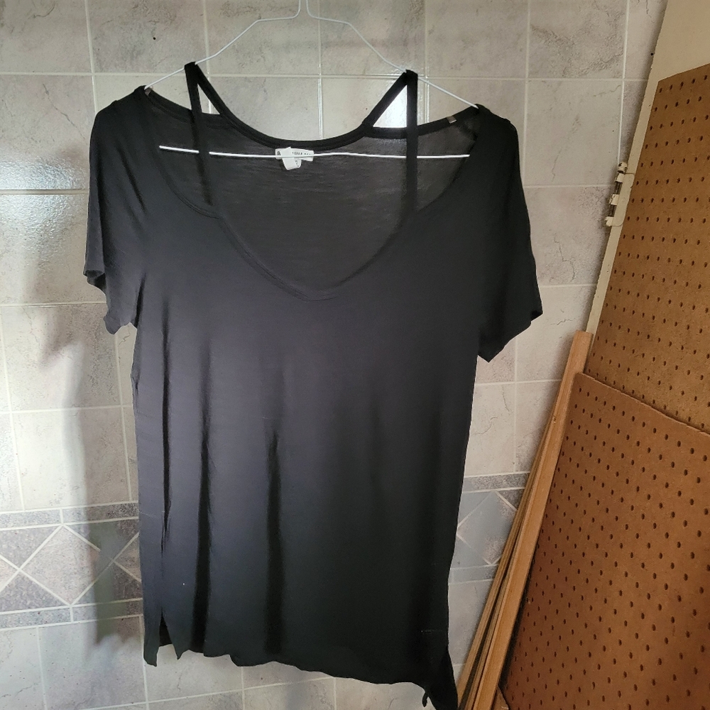 vs pink super soft vneck tee